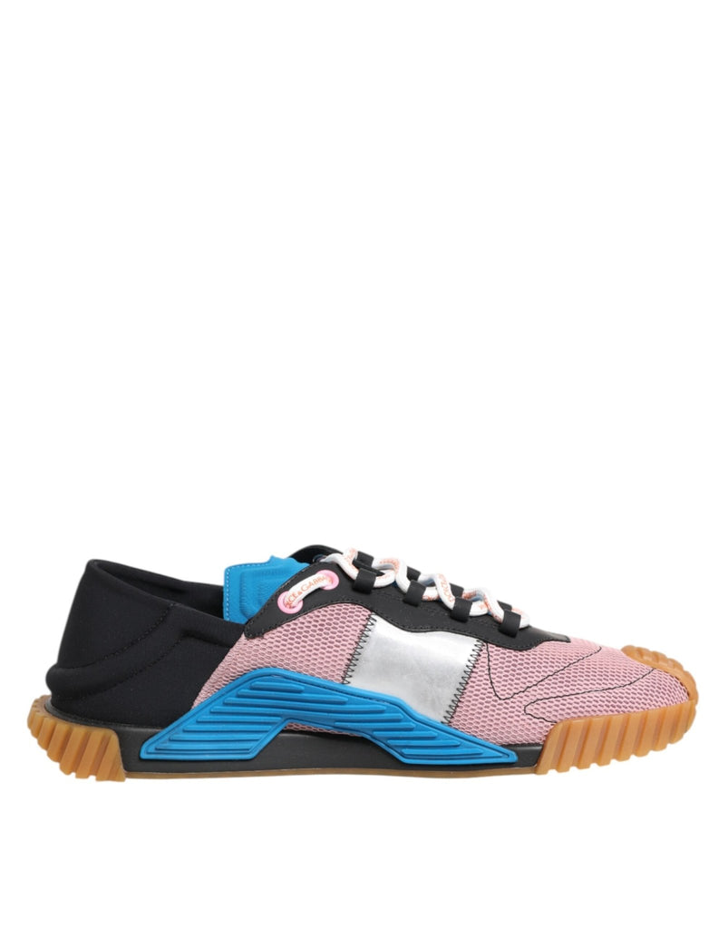 Dolce & Gabbana Multicolor Low Top NS1 Men Sneakers Shoes - Beyzy Store - Dolce & Gabbana