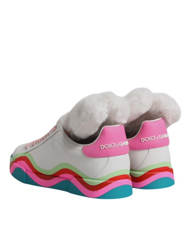 Dolce & Gabbana Multicolor Low Top Trainers Sneakers Shoes - Beyzy Store - Dolce & Gabbana