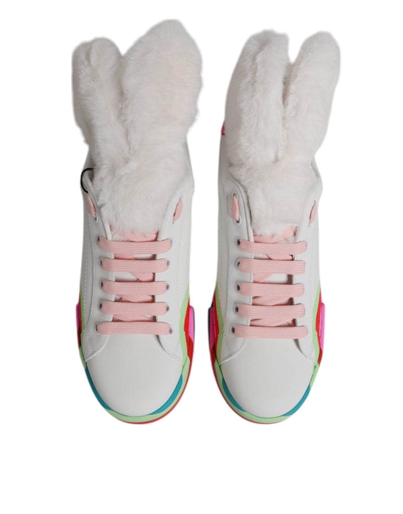 Dolce & Gabbana Multicolor Low Top Trainers Sneakers Shoes - Beyzy Store - Dolce & Gabbana