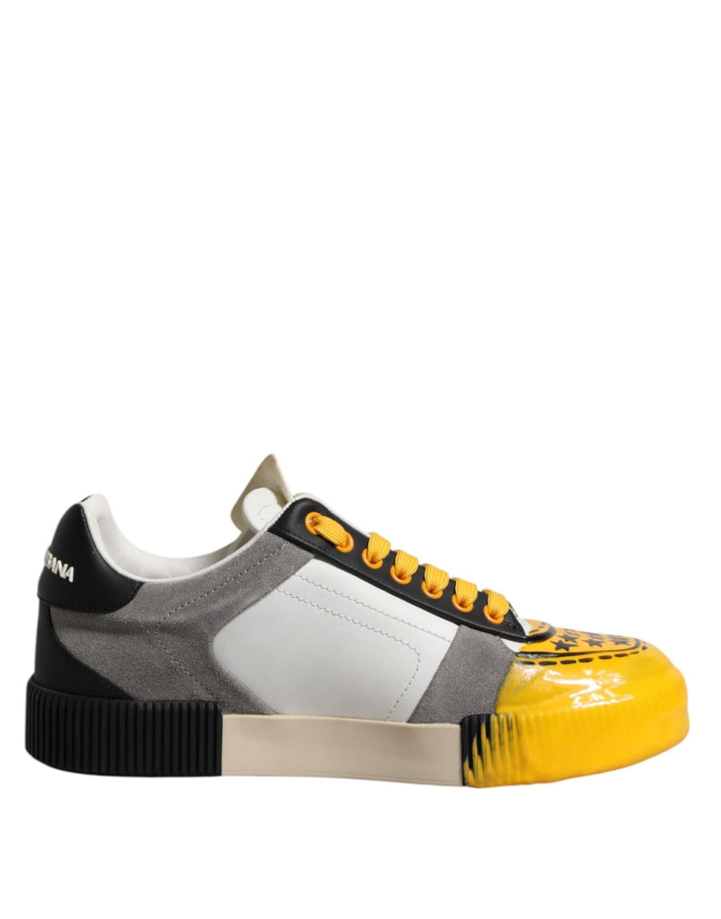 Dolce & Gabbana Multicolor MIAMI Low Top Sneakers Shoes - Beyzy Store - Dolce & Gabbana