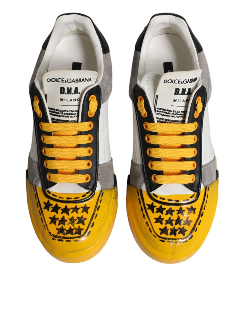 Dolce & Gabbana Multicolor MIAMI Low Top Sneakers Shoes - Beyzy Store - Dolce & Gabbana