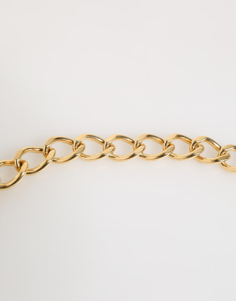 Dolce & Gabbana Multicolor Murano Glass Beads Gold Chain Jewelry Necklace - Beyzy Store - Dolce & Gabbana