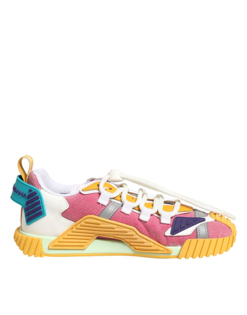 Dolce & Gabbana Multicolor Nylon NS1 Low Top Sneakers Shoes - Beyzy Store - Dolce & Gabbana