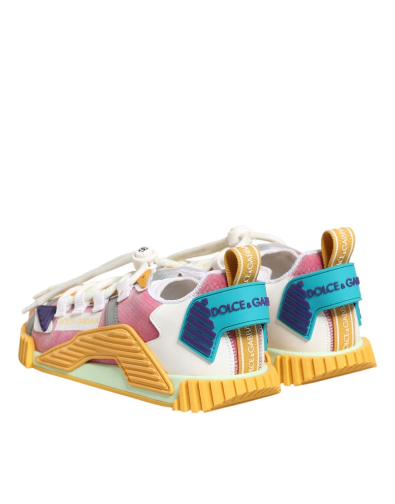 Dolce & Gabbana Multicolor Nylon NS1 Low Top Sneakers Shoes - Beyzy Store - Dolce & Gabbana