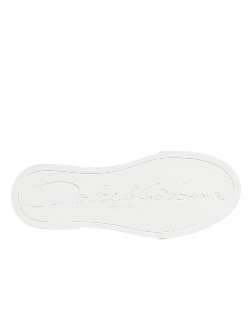 Dolce & Gabbana Multicolor Patchwork Low Top Sneakers Shoes - Beyzy Store - Dolce & Gabbana