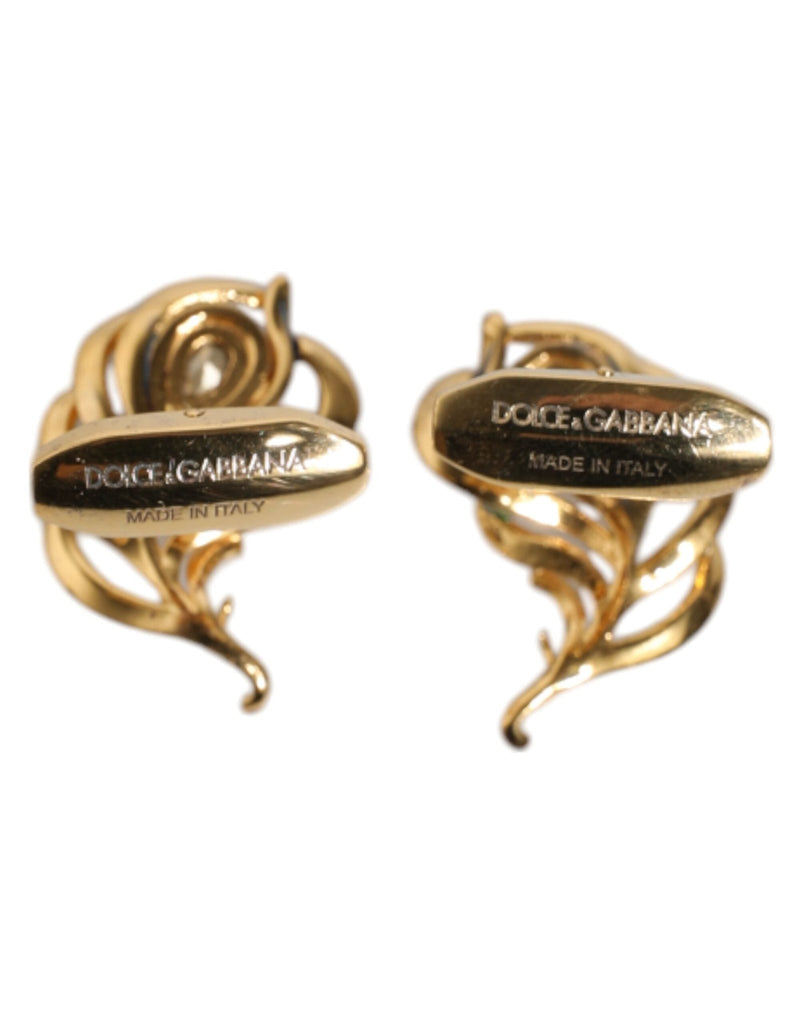 Dolce & Gabbana Multicolor Peacock Feathers 925 Sterling Silver Cufflink - Beyzy Store - Dolce & Gabbana