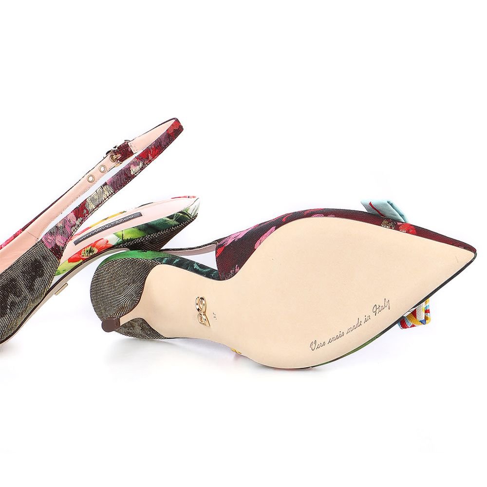 Dolce & Gabbana Multicolor Polyester Sandal - Beyzy Store - Dolce & Gabbana