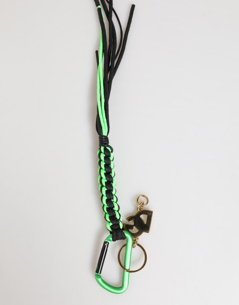 Dolce & Gabbana Multicolor Polyester Tape String DG Logo Keychain Keyring - Beyzy Store - Dolce & Gabbana
