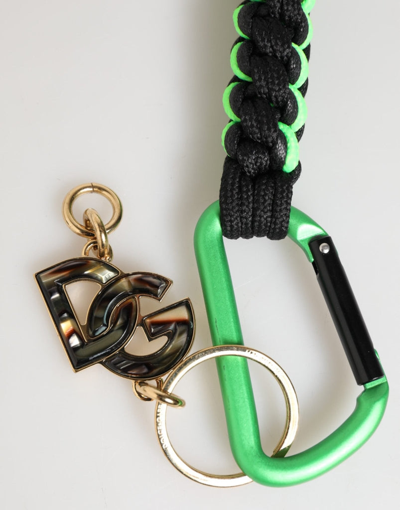 Dolce & Gabbana Multicolor Polyester Tape String DG Logo Keychain Keyring - Beyzy Store - Dolce & Gabbana