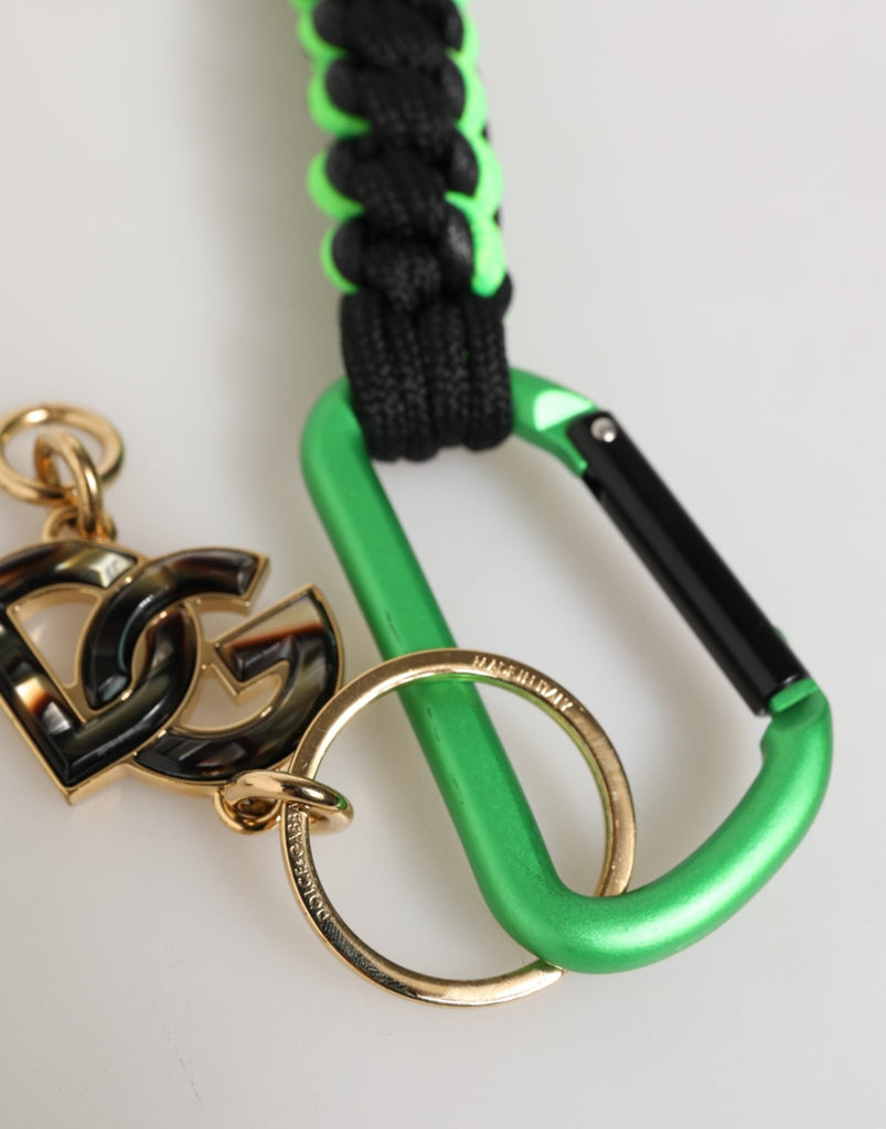 Dolce & Gabbana Multicolor Polyester Tape String DG Logo Keychain Keyring - Beyzy Store - Dolce & Gabbana