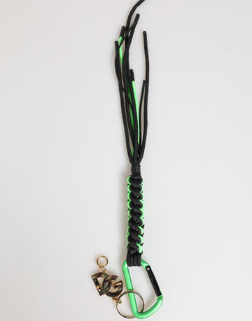 Dolce & Gabbana Multicolor Polyester Tape String DG Logo Keychain Keyring - Beyzy Store - Dolce & Gabbana