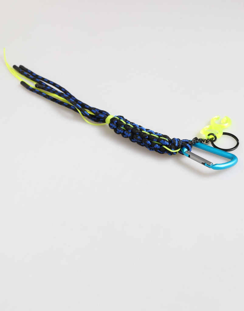 Dolce & Gabbana Multicolor Polyester Tape String DG Logo Keychain Keyring - Beyzy Store - Dolce & Gabbana