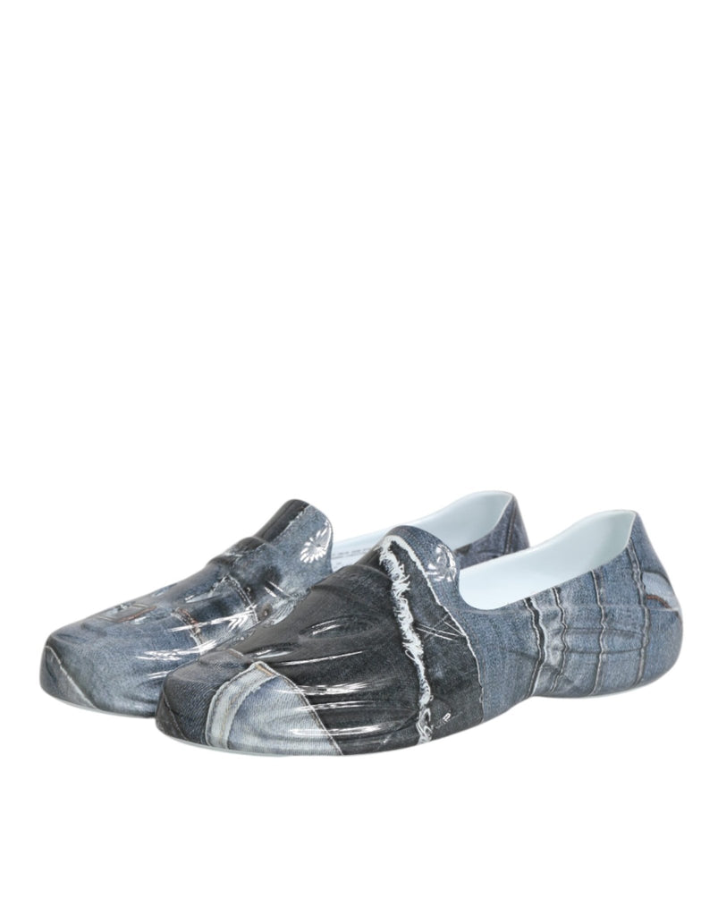 Dolce & Gabbana Multicolor Rubber Men Low Top Sneakers Shoes - Beyzy Store - Dolce & Gabbana