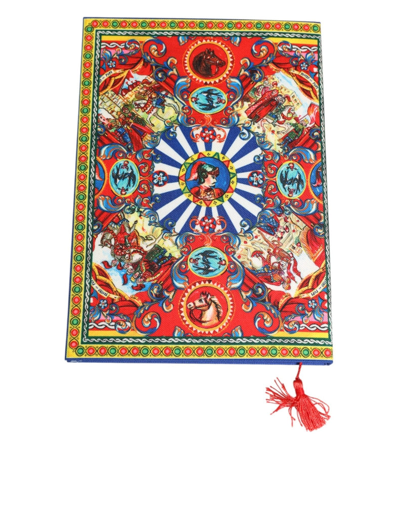 Dolce & Gabbana Multicolor Sicilian Carretto Print Journal Notebook - Beyzy Store - Dolce & Gabbana