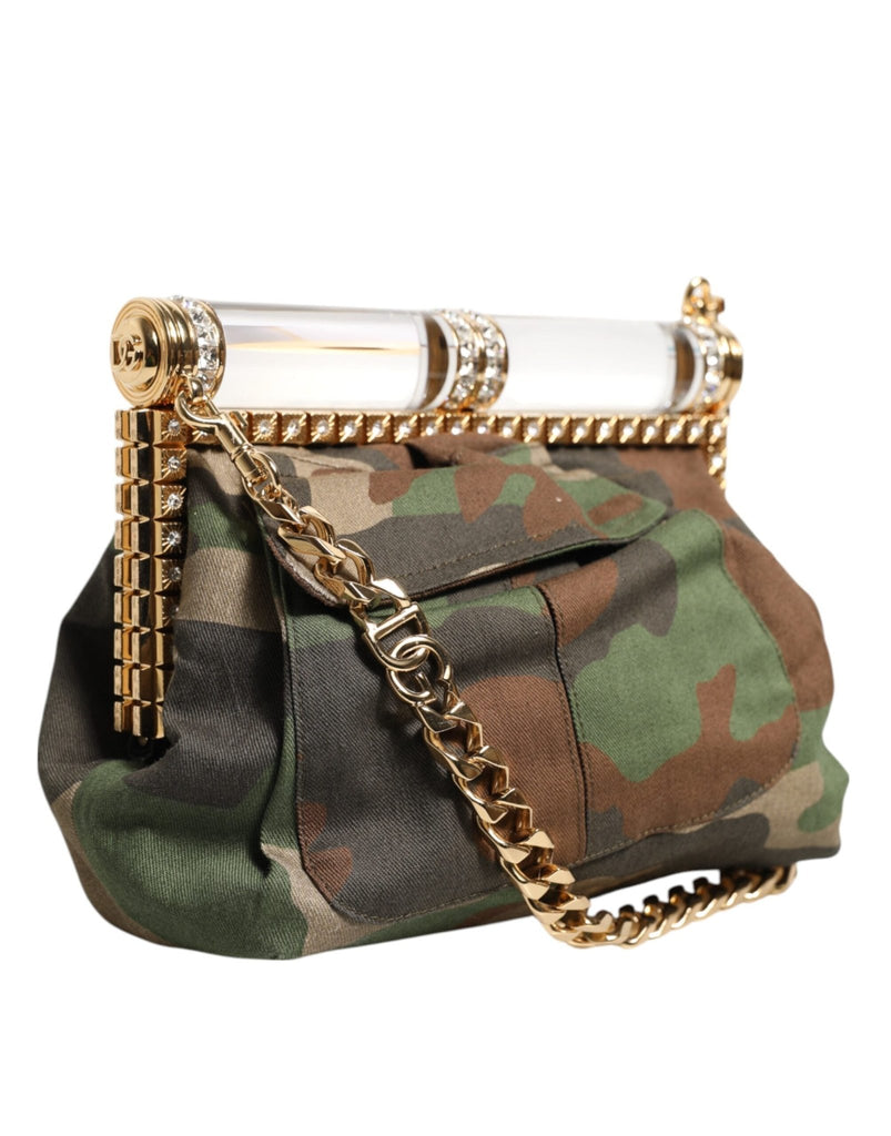 Dolce & Gabbana Multicolor Sicily Medium Camouflage Shoulder Strap Bag - Beyzy Store - Dolce & Gabbana