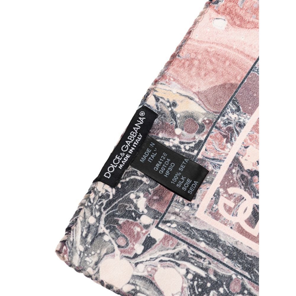 Dolce & Gabbana Multicolor Silk Pocket Square - Beyzy Store - Dolce & Gabbana