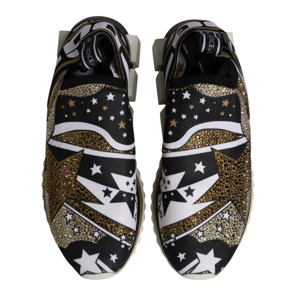 Dolce & Gabbana Multicolor Sorrento Low Top Sneakers Shoes - Beyzy Store - Dolce & Gabbana