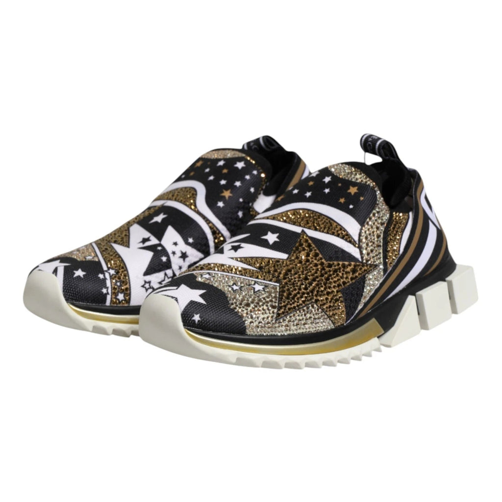 Dolce & Gabbana Multicolor Sorrento Low Top Sneakers Shoes - Beyzy Store - Dolce & Gabbana