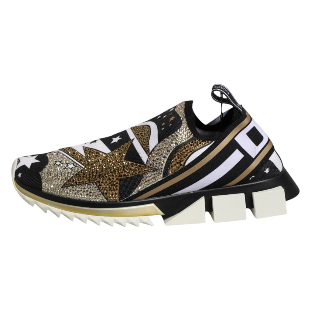 Dolce & Gabbana Multicolor Sorrento Low Top Sneakers Shoes - Beyzy Store - Dolce & Gabbana