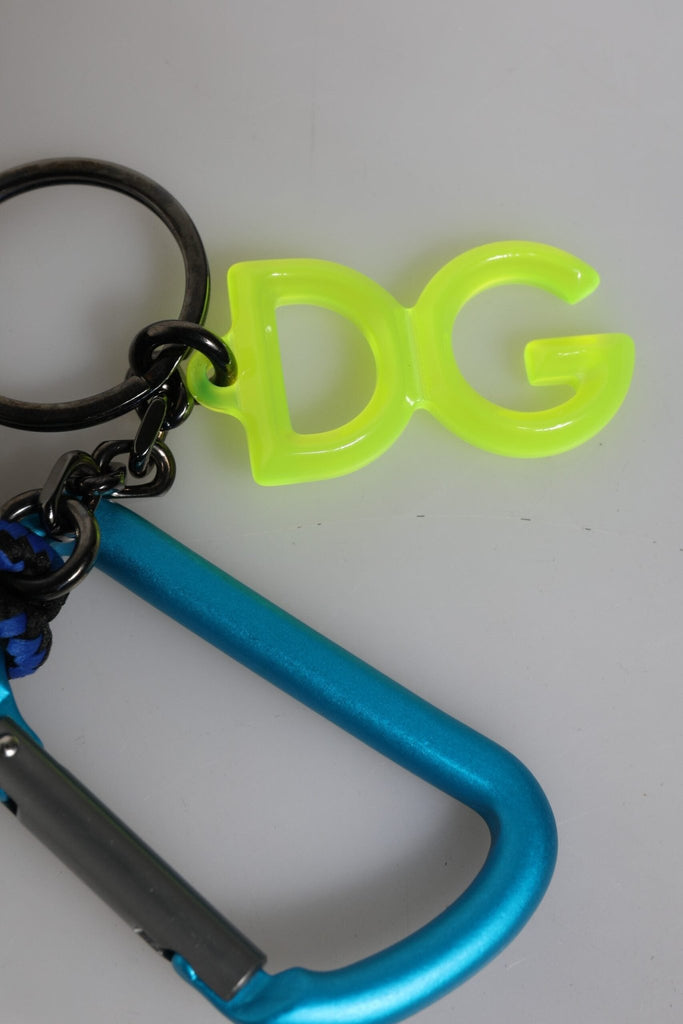Dolce & Gabbana Multicolor Tape String DG Logo Keychain Polyester Keyring - Beyzy Store - Dolce & Gabbana