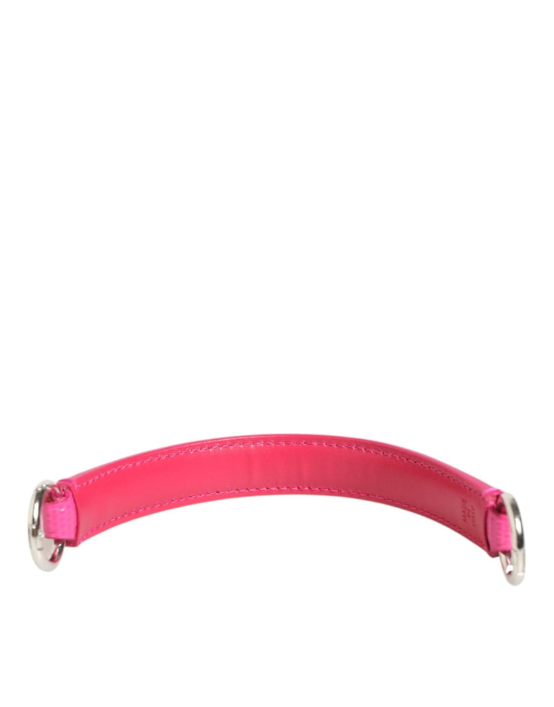 Dolce & Gabbana Pink Embellished Leather Bag Handle Women Shoulder Strap - Beyzy Store - Dolce & Gabbana