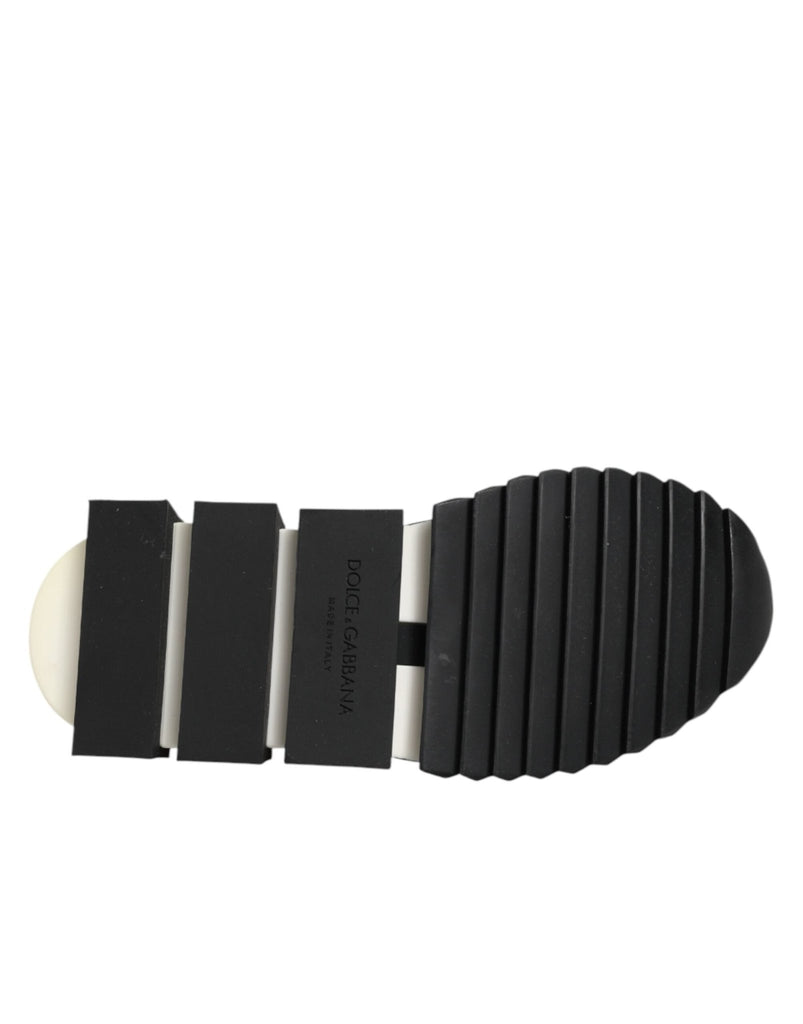 Dolce & Gabbana Pink Floral Sorrento Low Top Sneakers Shoes - Beyzy Store - Dolce & Gabbana