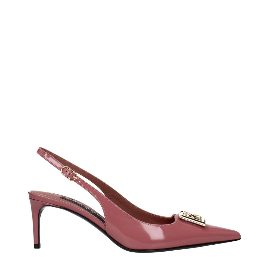 Dolce & Gabbana Pink Leather Sandal - Beyzy Store - Dolce & Gabbana