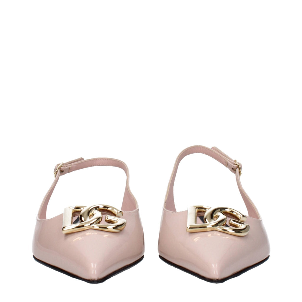 Dolce & Gabbana Pink Leather Sandal - Beyzy Store - Dolce & Gabbana