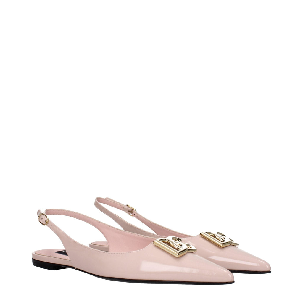 Dolce & Gabbana Pink Leather Sandal - Beyzy Store - Dolce & Gabbana