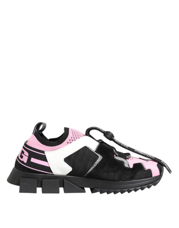 Dolce & Gabbana Pink Mesh Sorrento Trekking Sneakers Shoes - Beyzy Store - Dolce & Gabbana