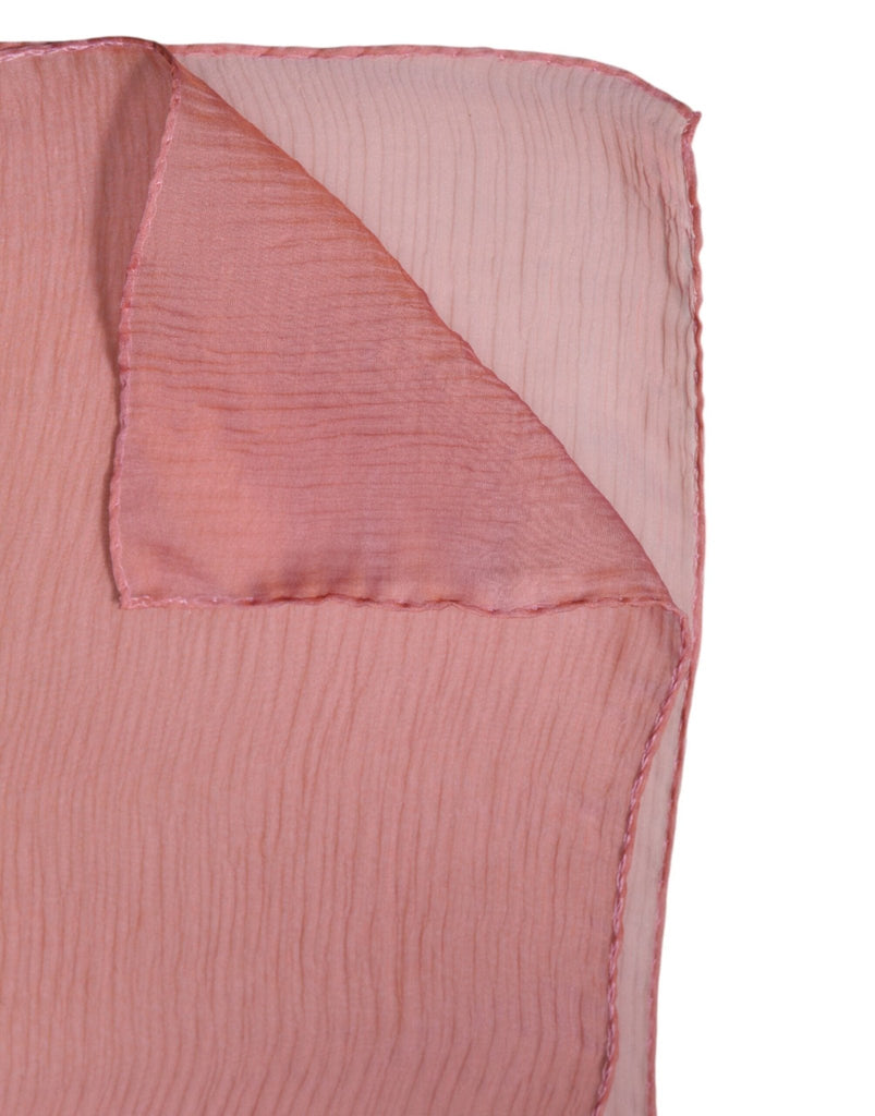 Dolce & Gabbana Pink Silk Rectangle Women Wrap Shawl Scarf - Beyzy Store - Dolce & Gabbana