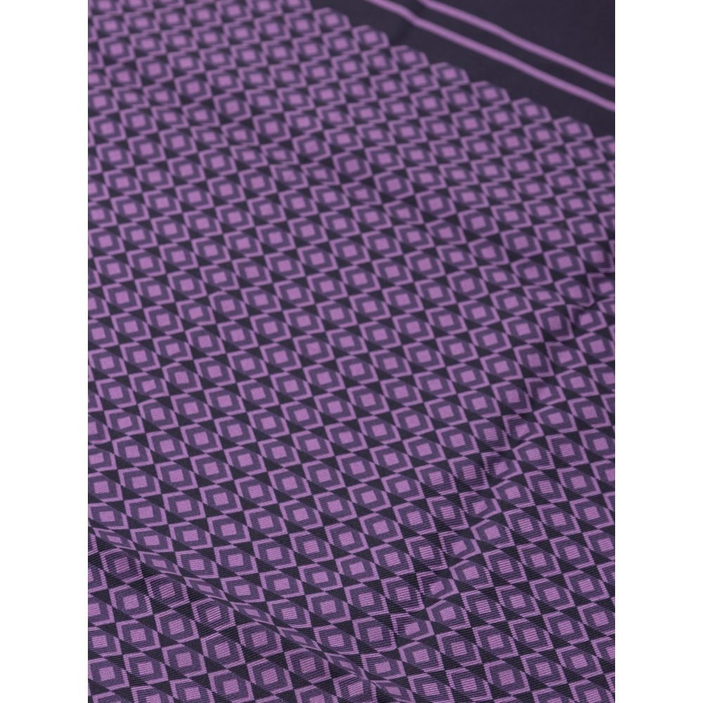 Dolce & Gabbana Purple Silk Handkerchief - Beyzy Store - Dolce & Gabbana