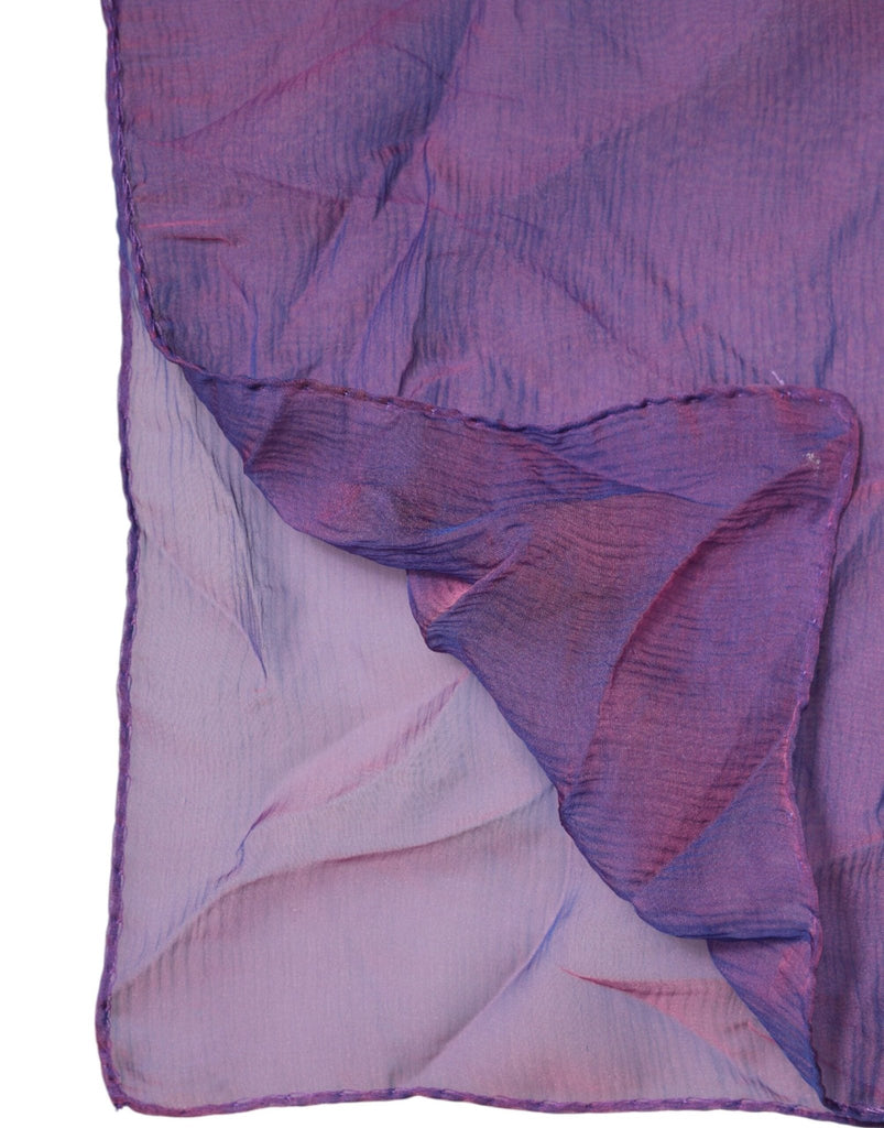 Dolce & Gabbana Purple Silk Rectangle Wrap Shawl Scarf - Beyzy Store - Dolce & Gabbana