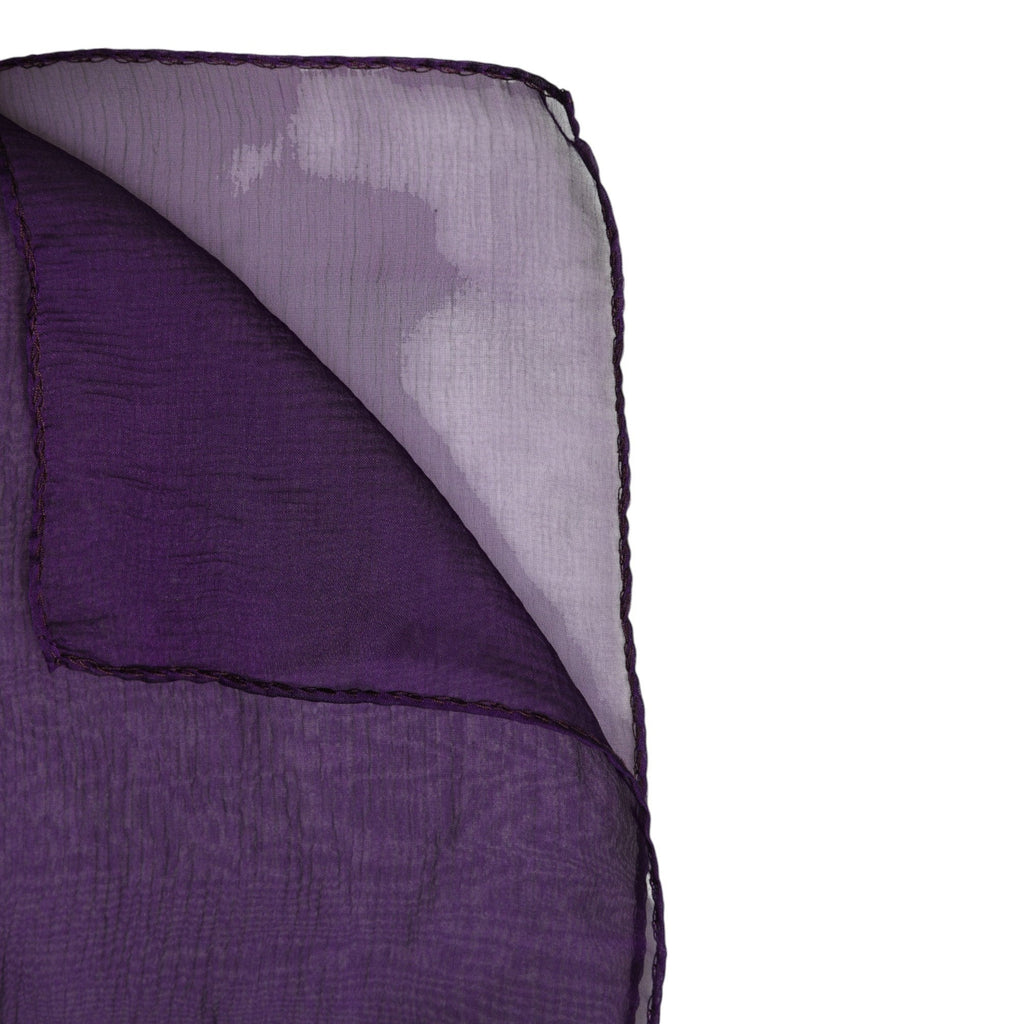 Dolce & Gabbana Purple Silk Rectangle Wrap Shawl Scarf - Beyzy Store - Dolce & Gabbana
