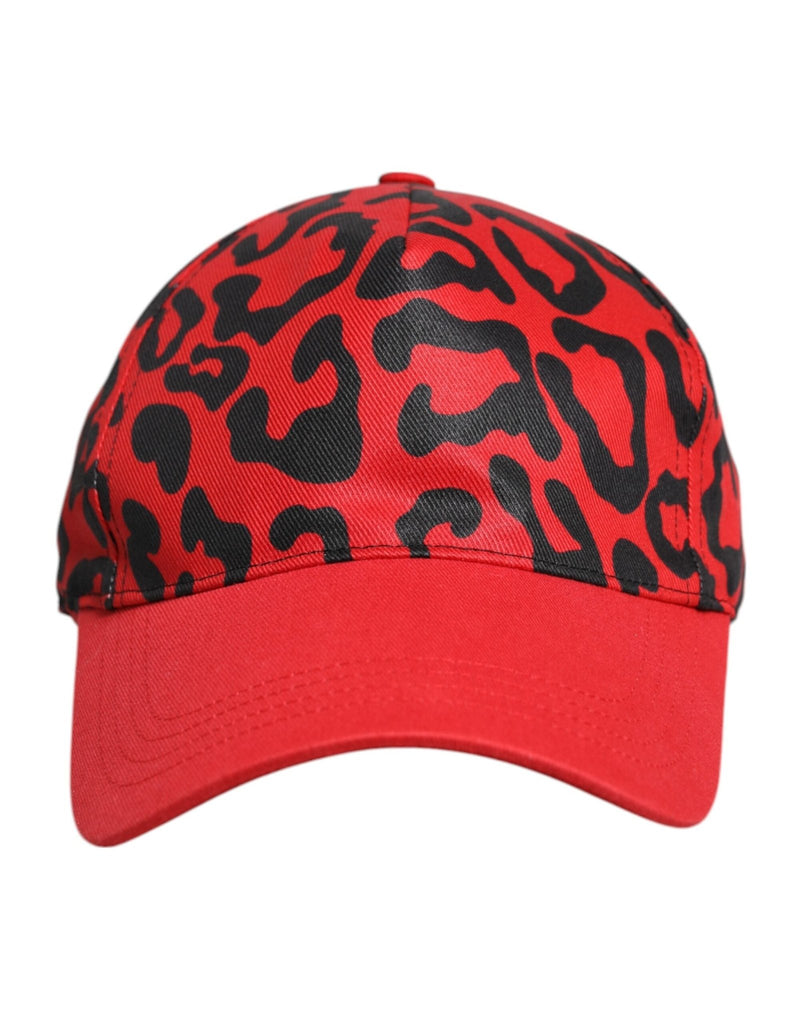 Dolce & Gabbana Red Cotton 6 Panels Women Baseball Cap - Beyzy Store - Dolce & Gabbana