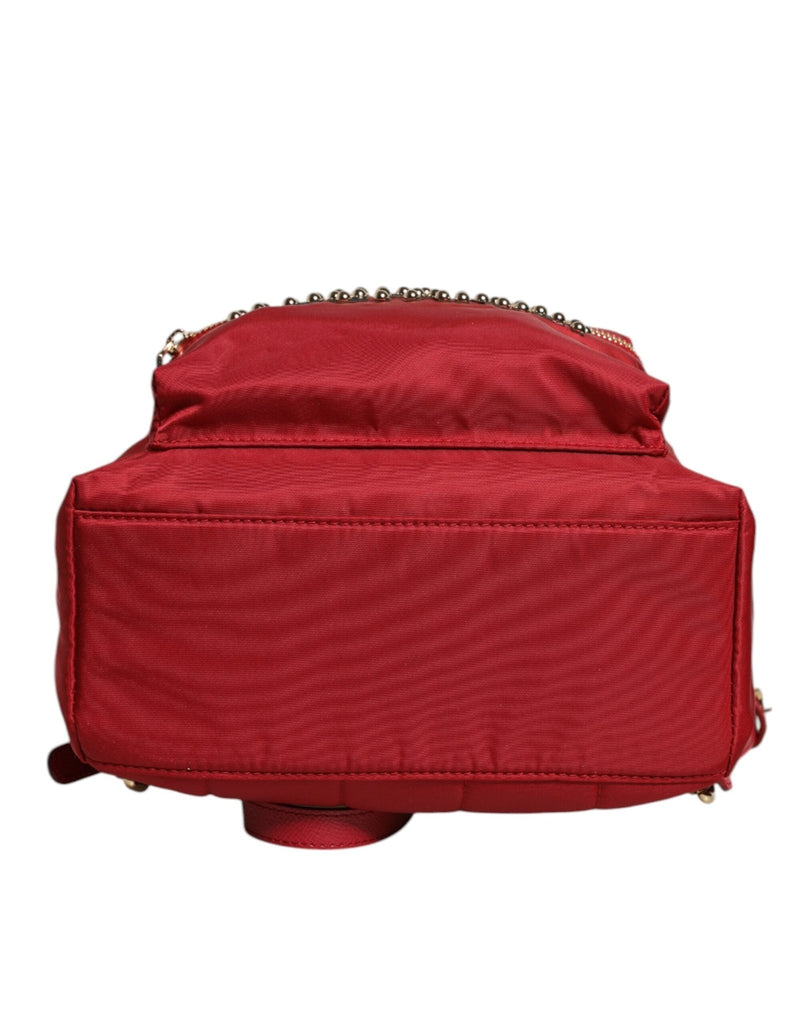Dolce & Gabbana Red #DGFAMILY VULCANO Embellishment Backpack Bag - Beyzy Store - Dolce & Gabbana