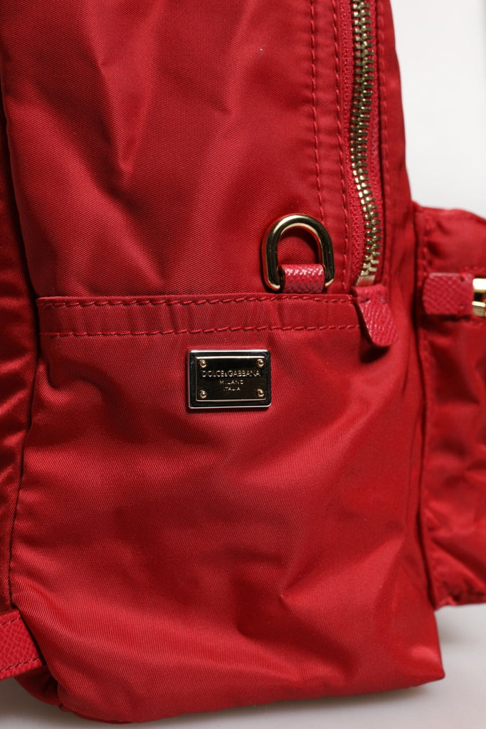 Dolce & Gabbana Red #DGFAMILY VULCANO Embellishment Backpack Bag - Beyzy Store - Dolce & Gabbana