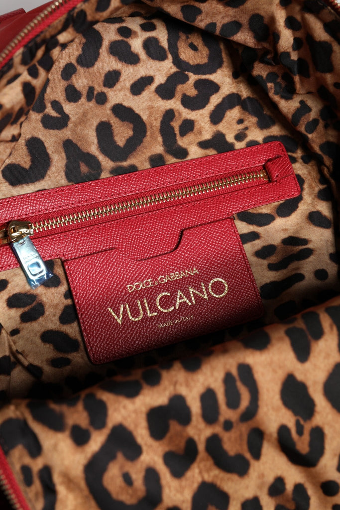 Dolce & Gabbana Red #DGFAMILY VULCANO Embellishment Backpack Bag - Beyzy Store - Dolce & Gabbana
