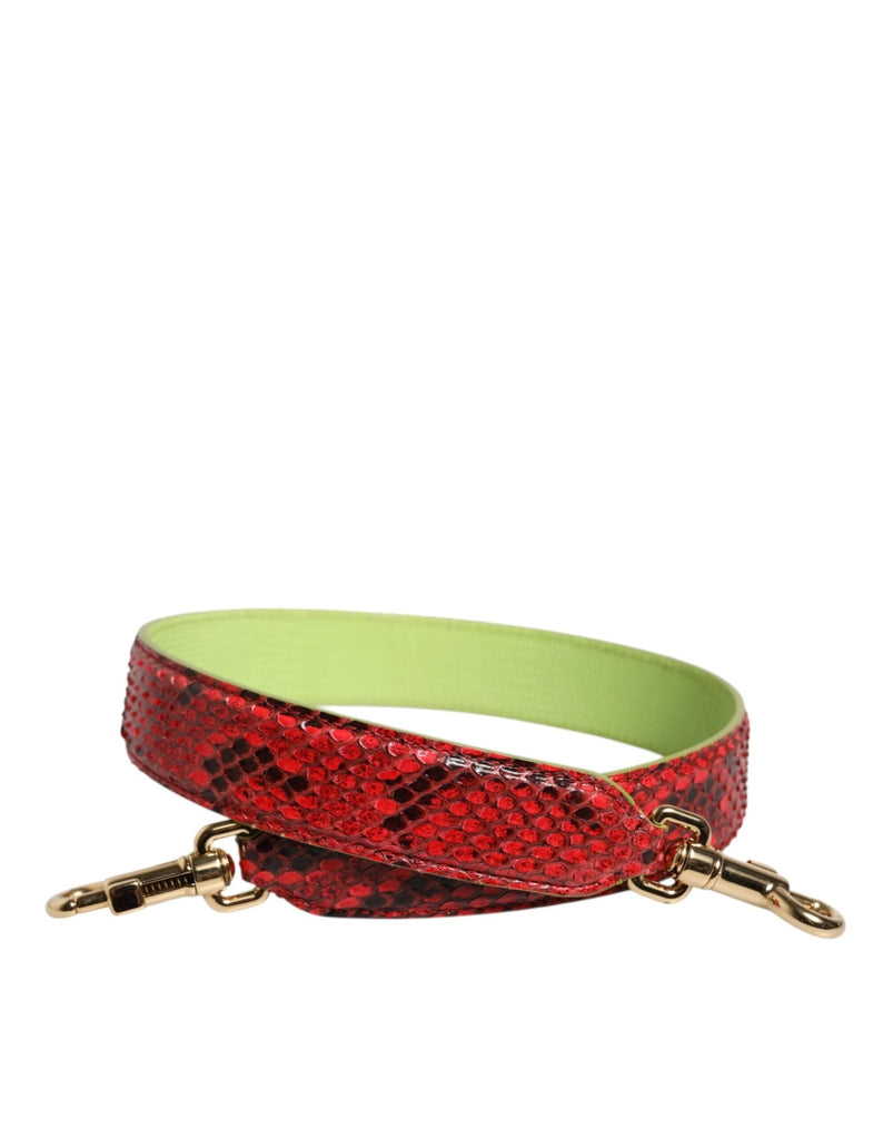Dolce & Gabbana Red Exotic Leather Handbag Accessory Shoulder Strap - Beyzy Store - Dolce & Gabbana