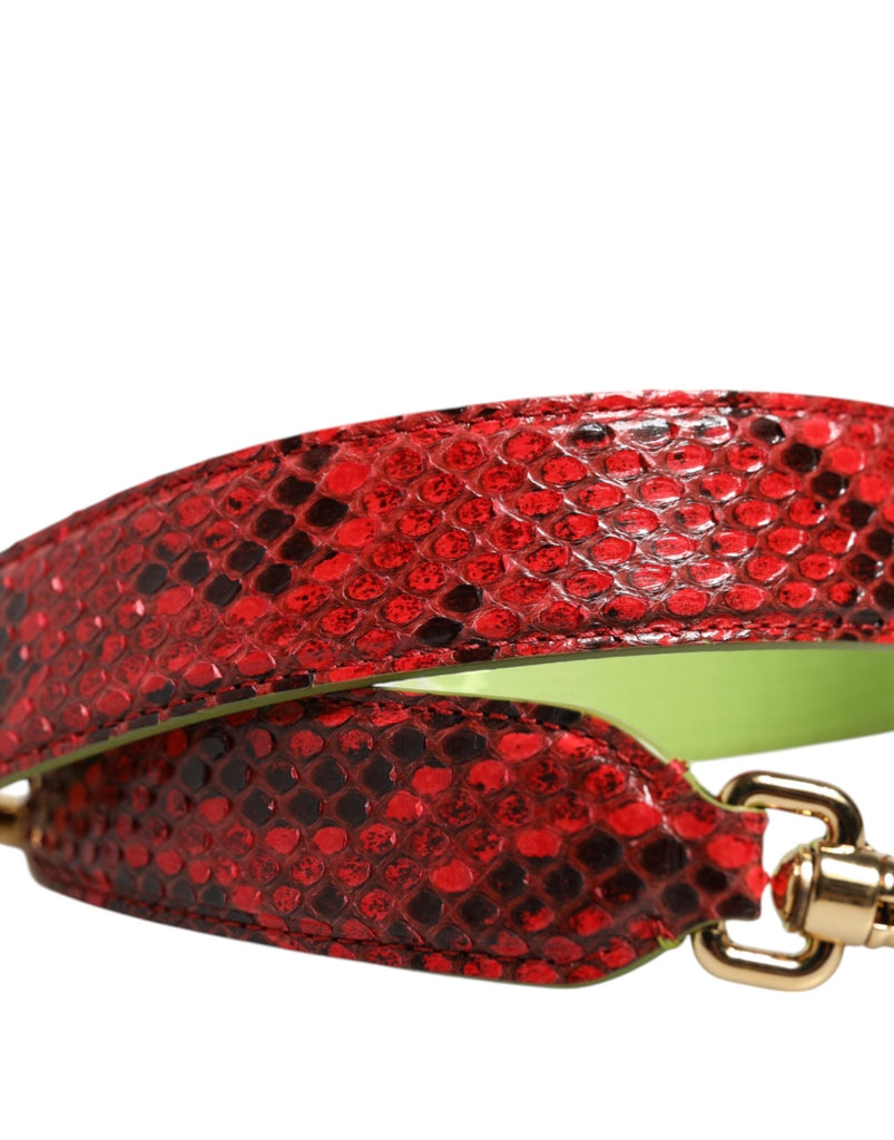 Dolce & Gabbana Red Exotic Leather Handbag Accessory Shoulder Strap - Beyzy Store - Dolce & Gabbana