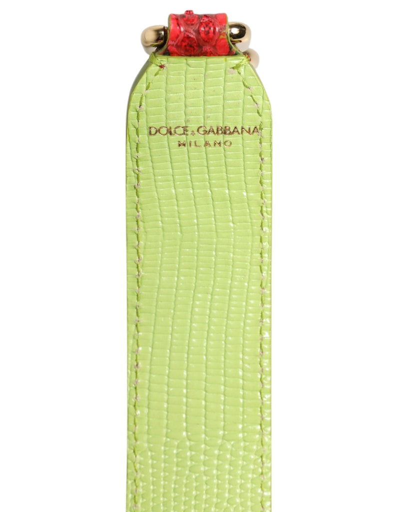 Dolce & Gabbana Red Exotic Leather Handbag Accessory Shoulder Strap - Beyzy Store - Dolce & Gabbana