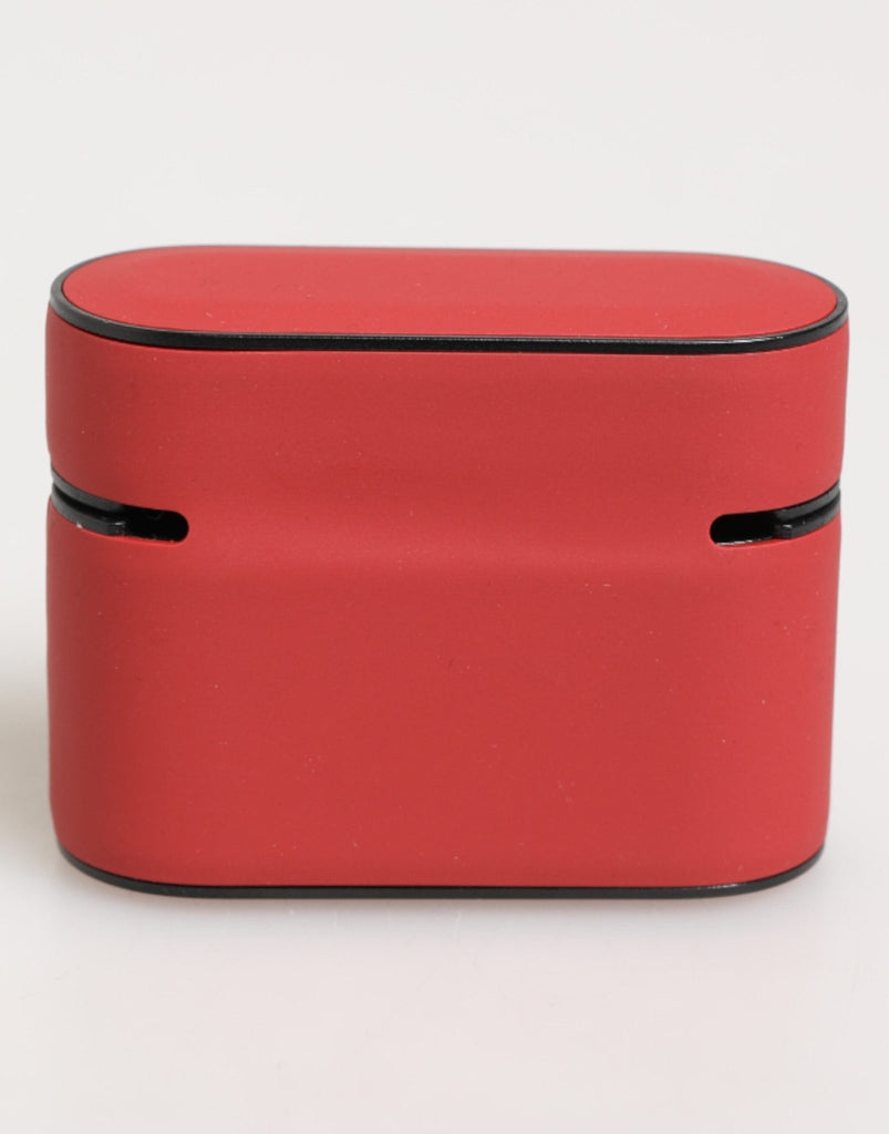Dolce & Gabbana Red White Silicone Embossed Logo Accessory Airpods Case - Beyzy Store - Dolce & Gabbana
