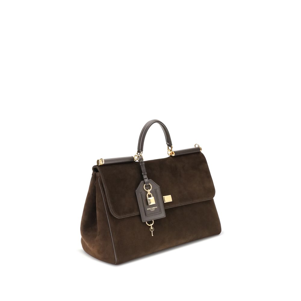 Dolce & Gabbana Sicily suede Handbag - Beyzy Store - Dolce & Gabbana