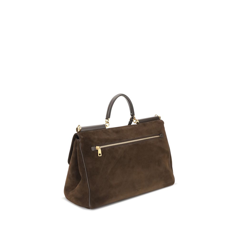 Dolce & Gabbana Sicily suede Handbag - Beyzy Store - Dolce & Gabbana