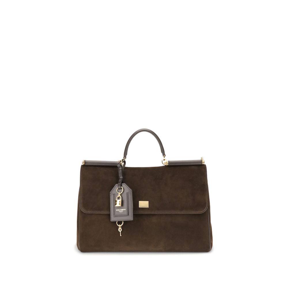 Dolce & Gabbana Sicily suede Handbag - Beyzy Store - Dolce & Gabbana