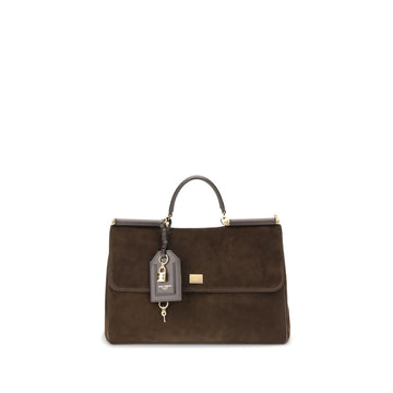 Dolce & Gabbana Sicily suede Handbag - Beyzy Store - Dolce & Gabbana