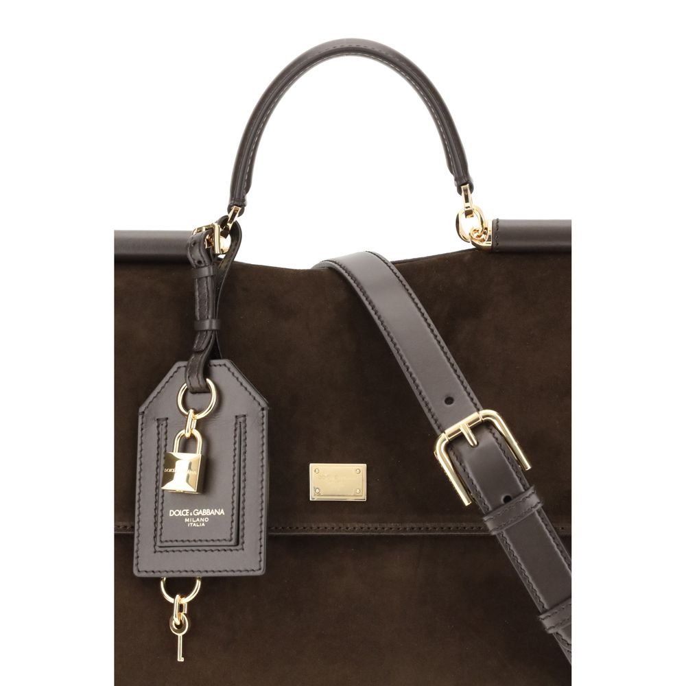 Dolce & Gabbana Sicily suede Handbag - Beyzy Store - Dolce & Gabbana
