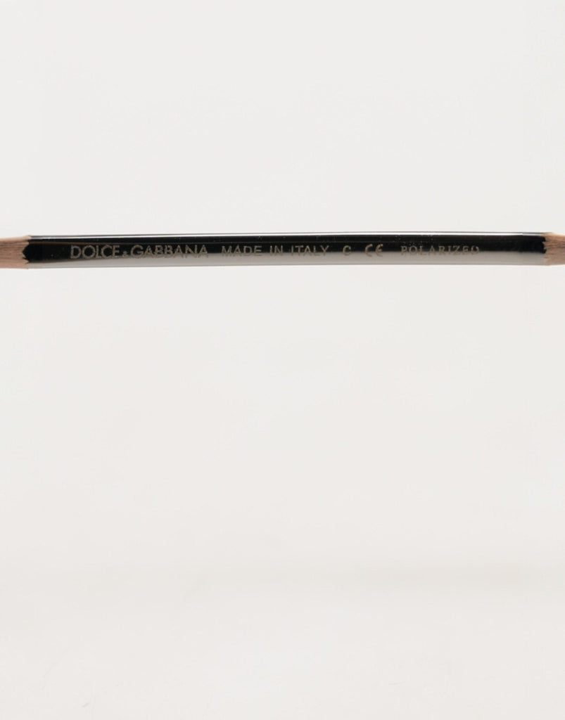 Dolce & Gabbana Silver Metal Frame Polarized Navigator Sunglasses - Beyzy Store - Dolce & Gabbana