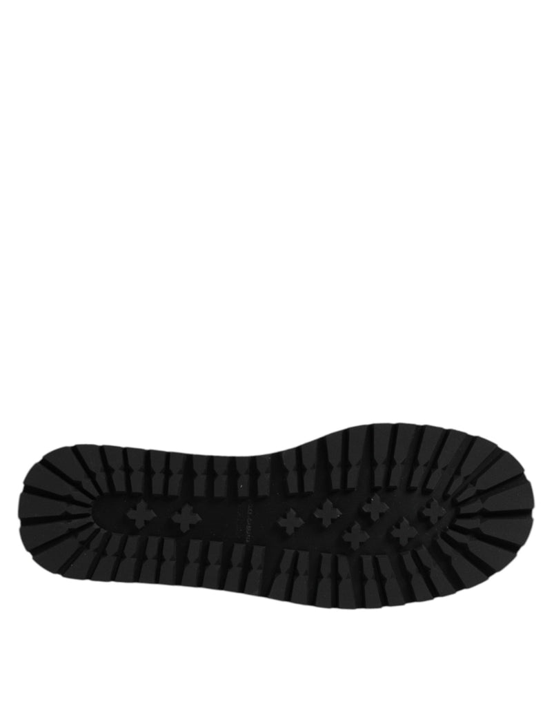 Dolce & Gabbana Silver Strass Slides Flats Slippers Shoes - Beyzy Store - Dolce & Gabbana