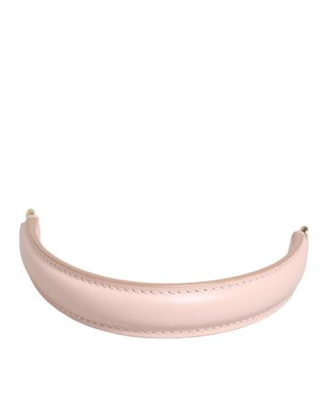 Dolce & Gabbana Strap Pink Leather Gold Tone Big Bag Handle Shoulder Strap - Beyzy Store - Dolce & Gabbana